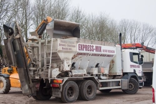 Concrete and Screed Mixed Onsite